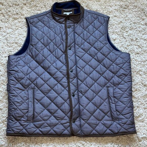 Peter Millar Essex Quilted Travel Vest Mens XXL  Built In bottle opener - Picture 1 of 15
